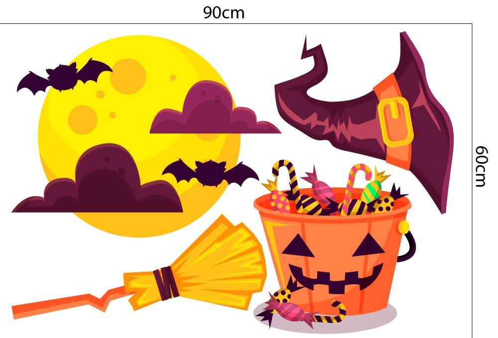 Decal Trang Trí Happy Halloween Combo 5