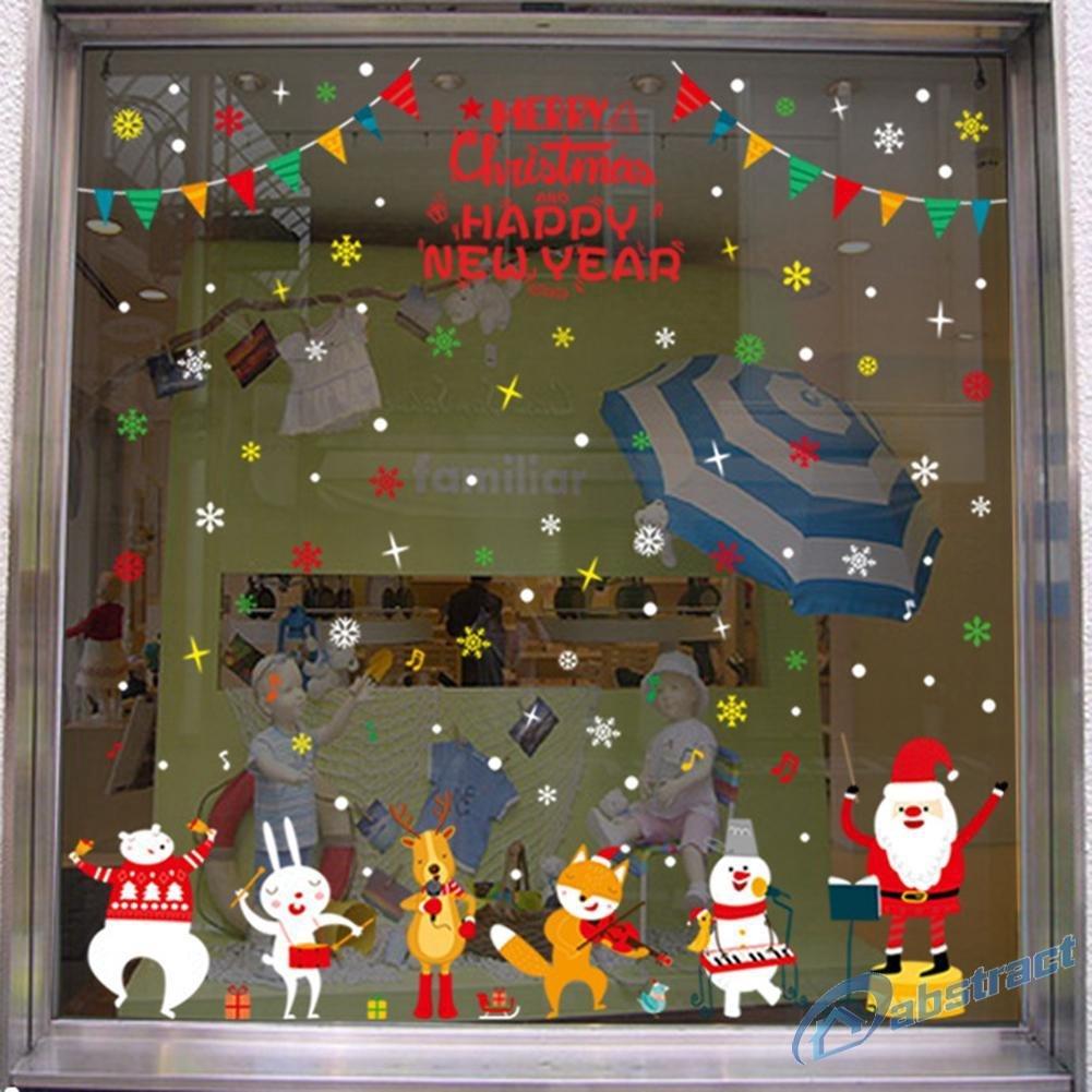 Decal trang trí noel những người bạn ca hát