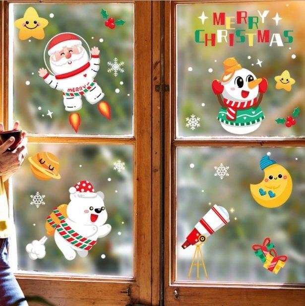 Decal trang trí noel những người bạn giáng sinh 2