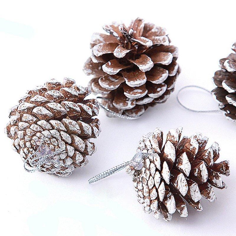 Hộp 16 quả thông treo trang trí noel