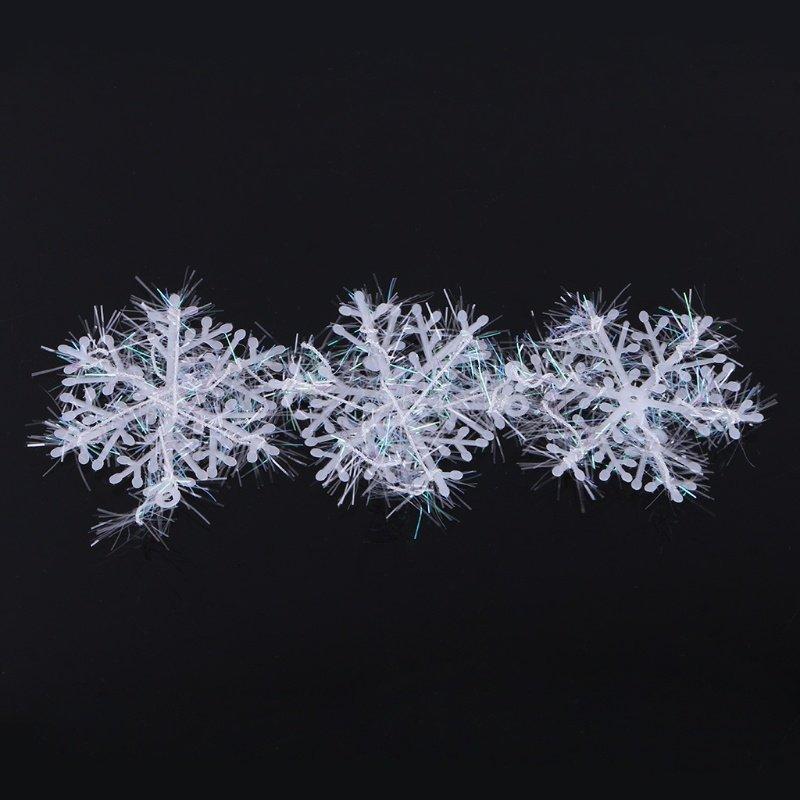 Bộ 6 bông tuyết 5cm trang trí noel
