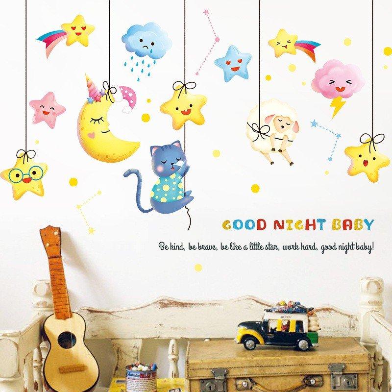 Decal dán tường Good night baby