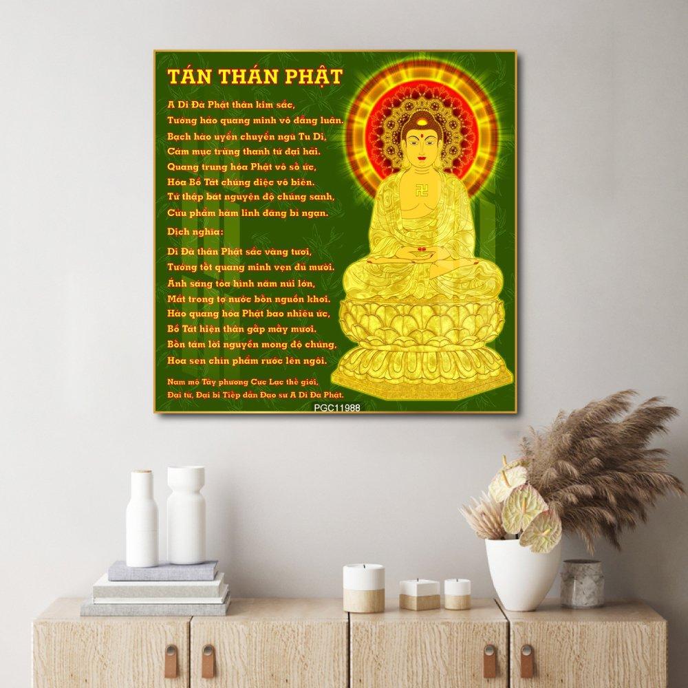 Tranh treo tường tán thán phật