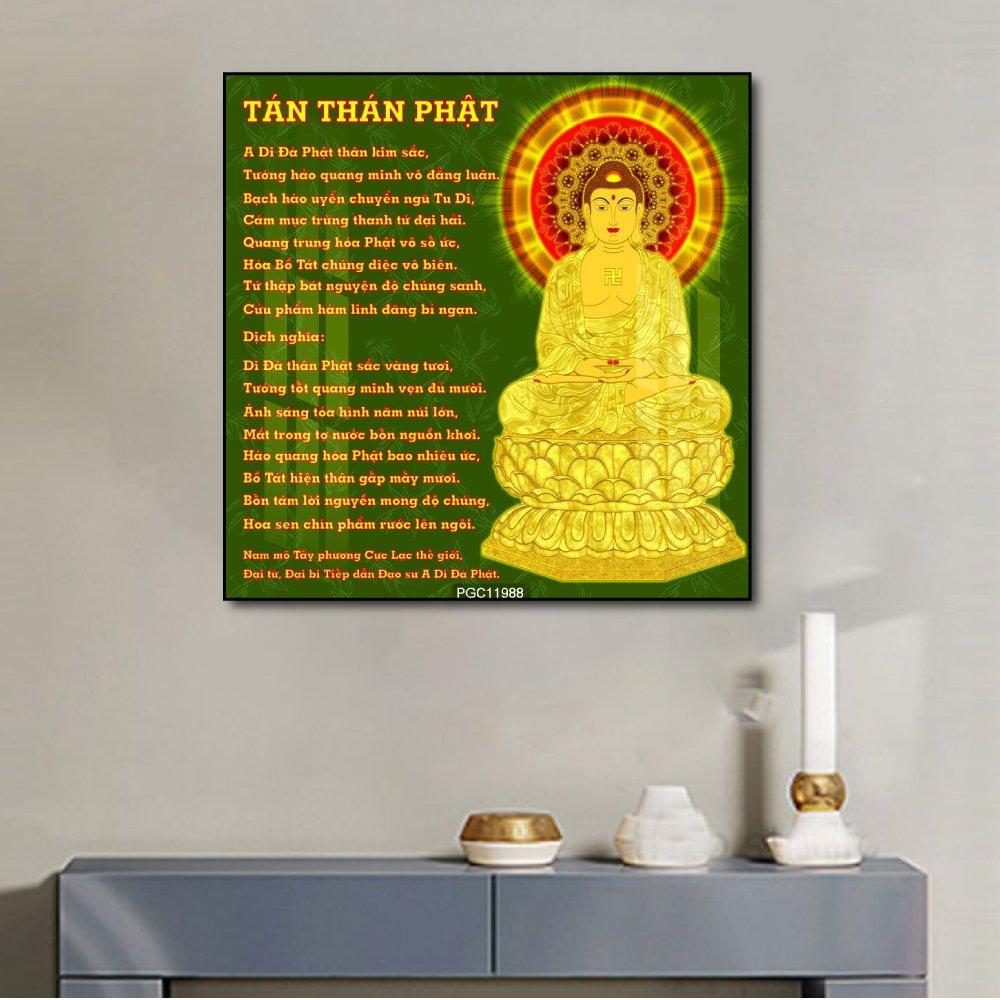 Tranh treo tường tán thán phật