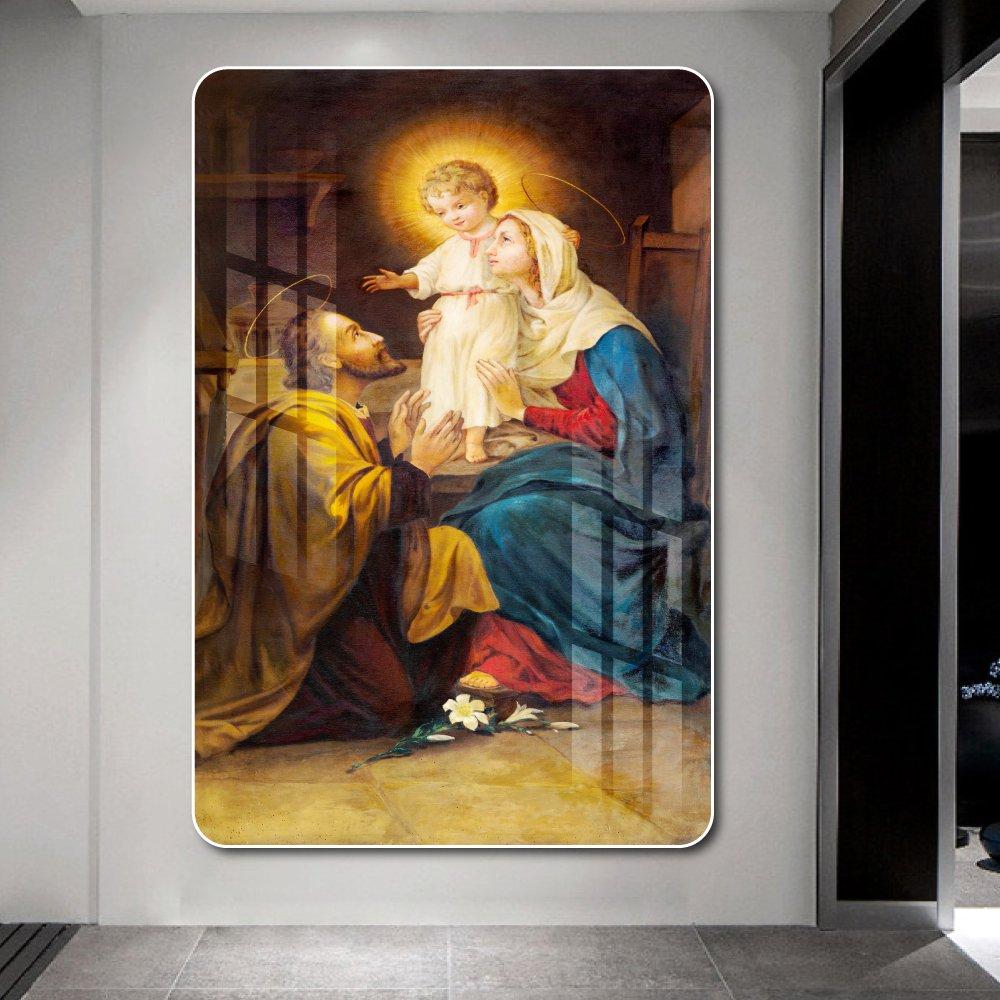 Tranh Treo Tường Mẹ Maria Và Chúa