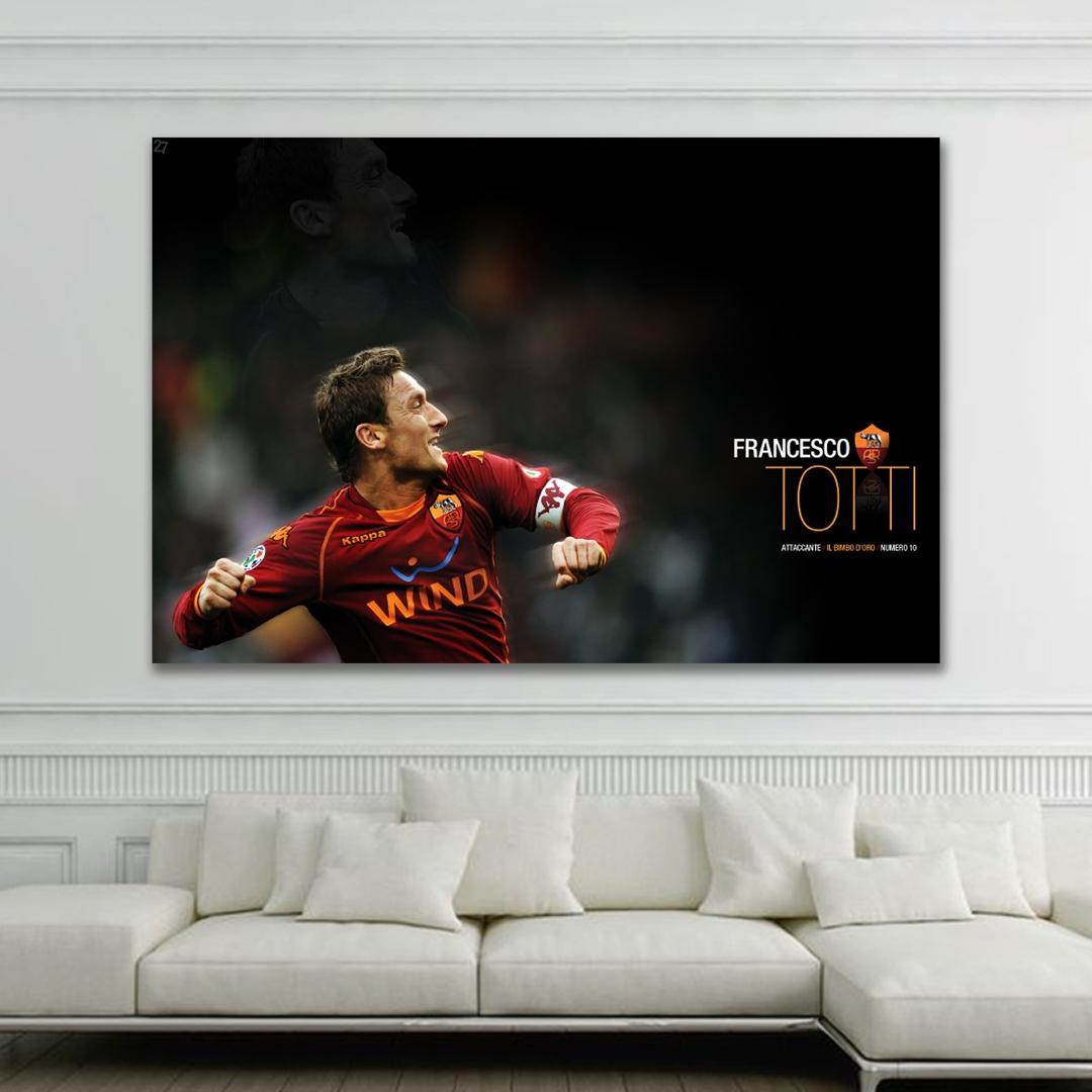 Tranh cầu thủ  Francesco Totti