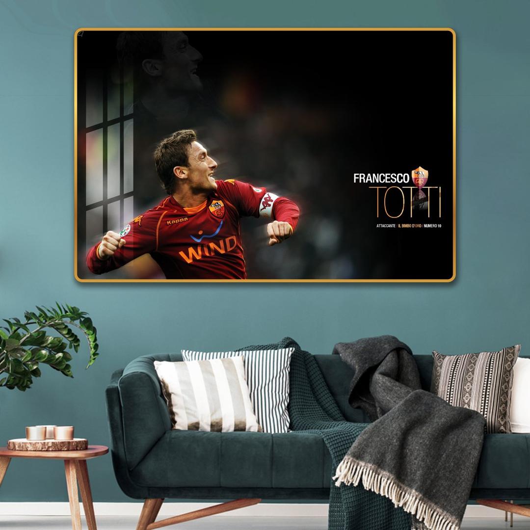 Tranh cầu thủ  Francesco Totti