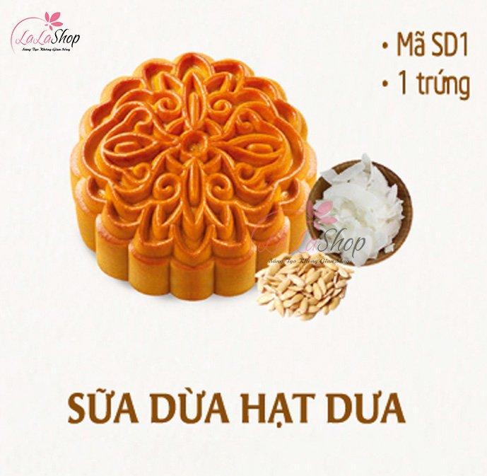 Bánh trung thu Kido sữa dừa hạt dưa 1 trứng 150g