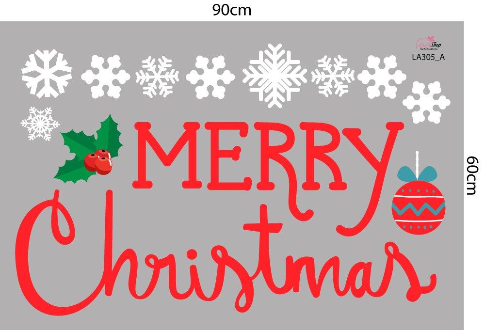 Combo Decal Trang Trí Noel Ông Già Noel Và Tuần Lộc 2023