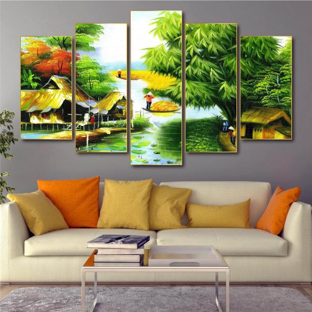 Tranh Treo Tường Dòng Sông Quê Hương 5
