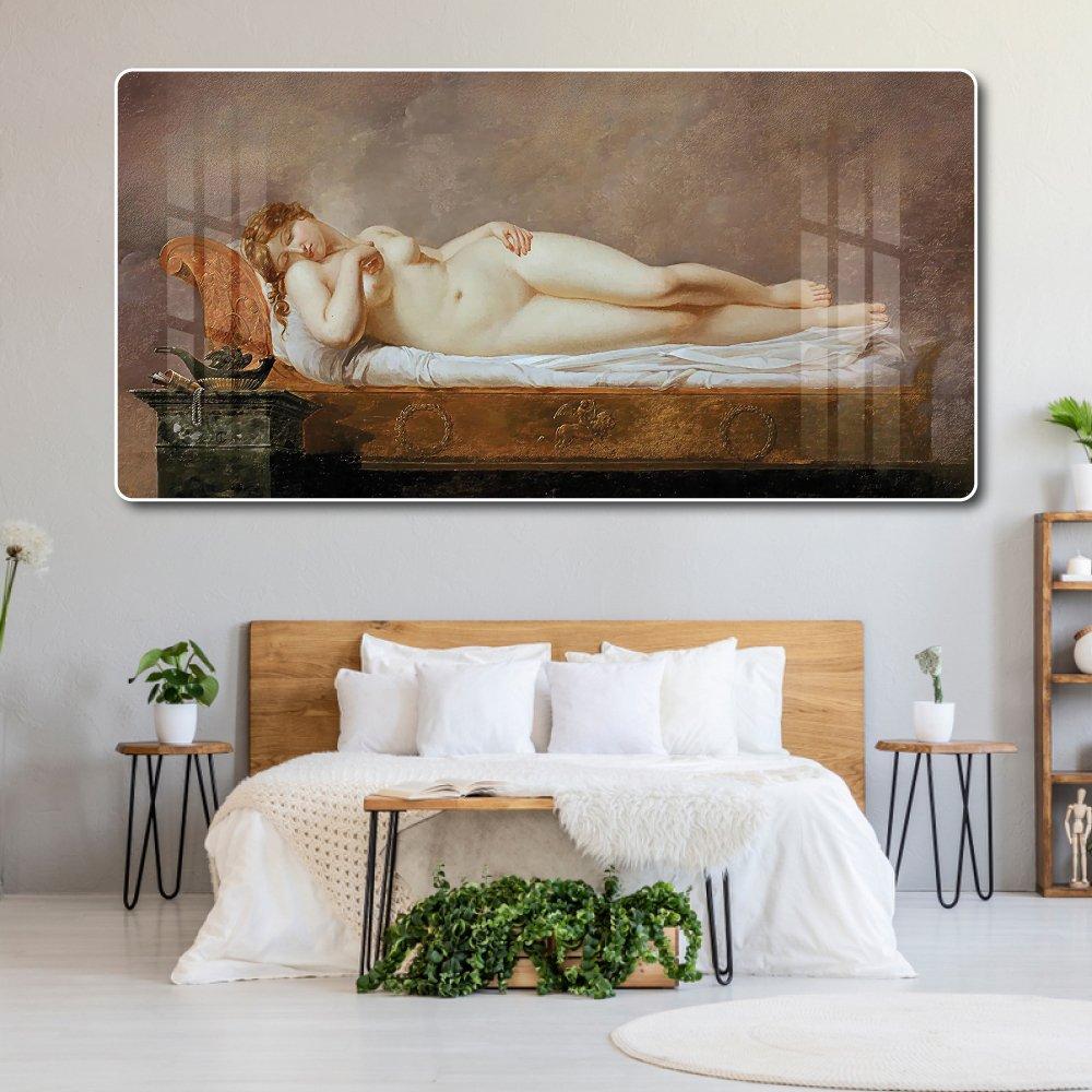 Tranh treo tường sơn dầu thiếu nữ khỏa thân 26