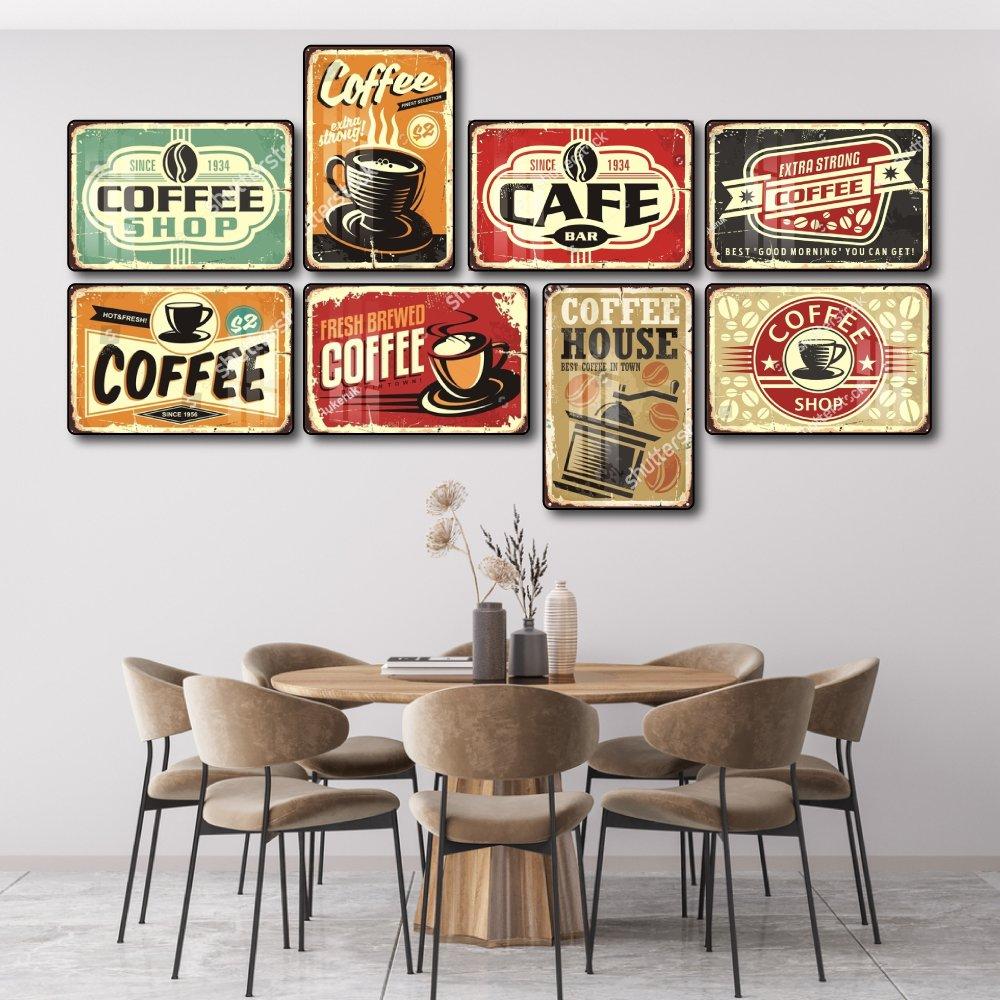 Tranh Vintage Trang Trí Quán Cafe 2