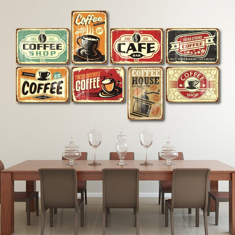 Tranh Vintage Trang Trí Quán Cafe 2
