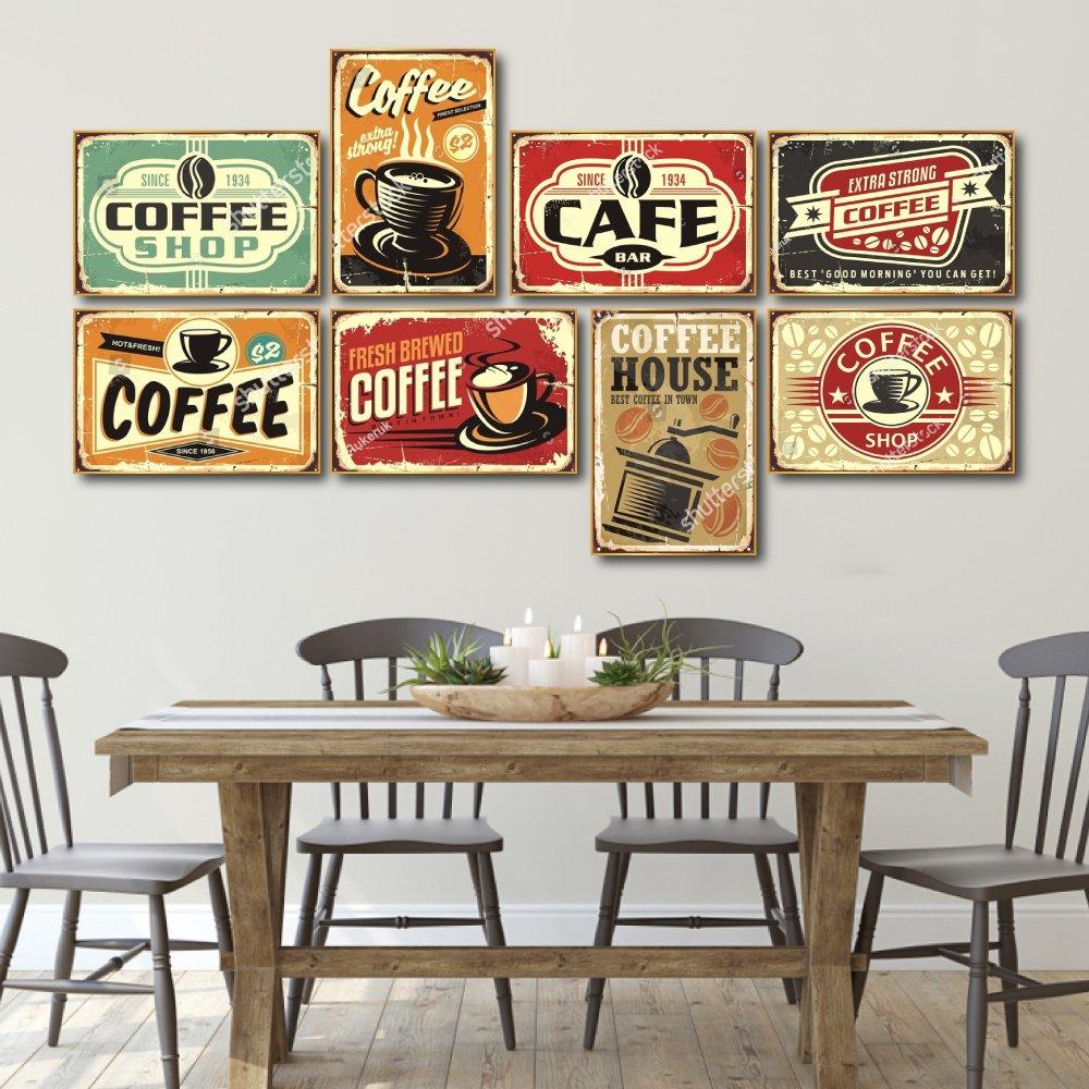 Tranh Vintage Trang Trí Quán Cafe 2