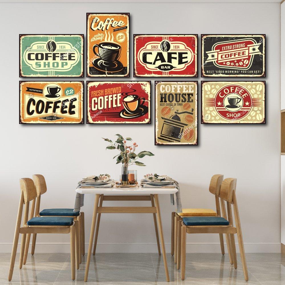 Tranh Vintage Trang Trí Quán Cafe 2