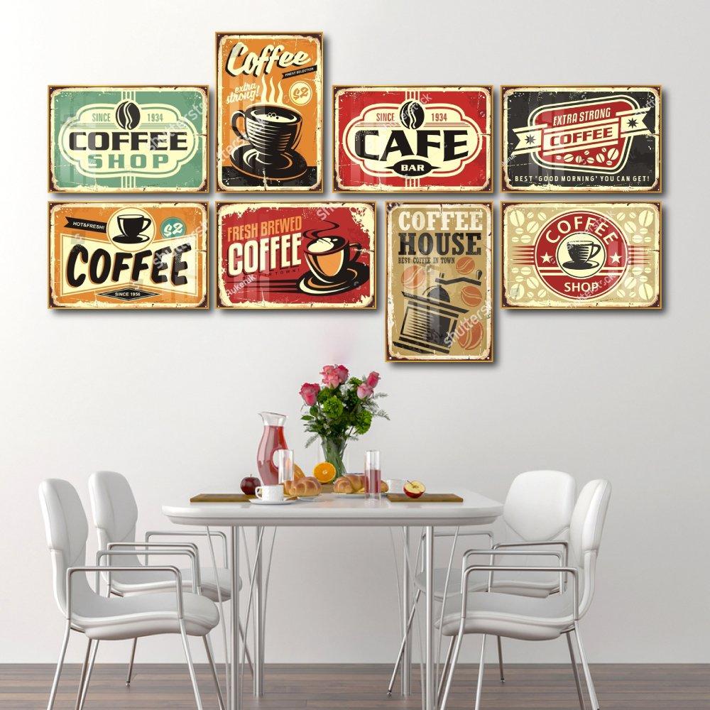 Tranh Vintage Trang Trí Quán Cafe 2