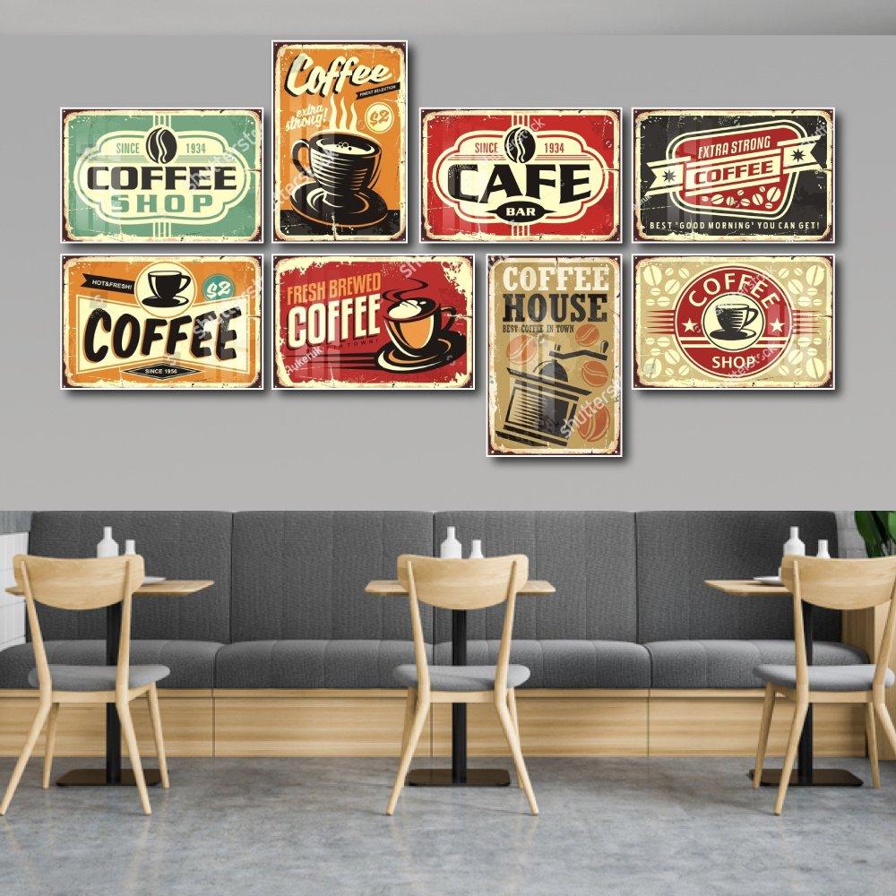 Tranh Vintage Trang Trí Quán Cafe 2
