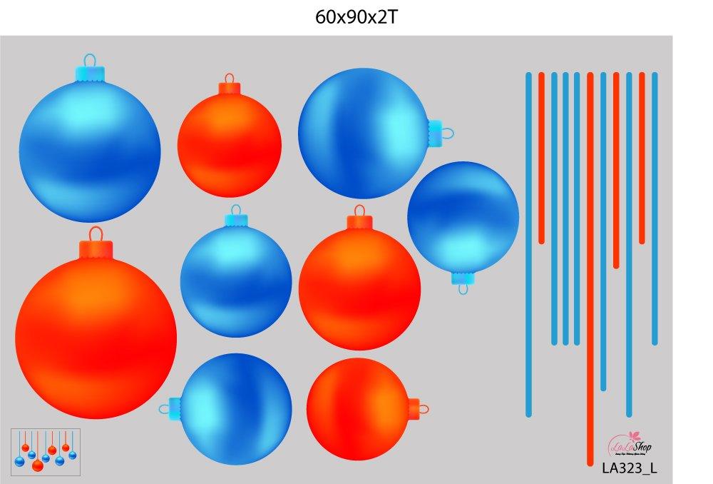 Combo Decal Trang Trí Noel Thành Phố Tuyết Trắng