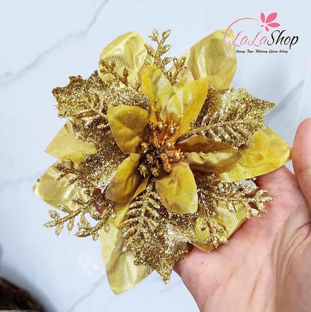 Hoa trạng nguyên size trung trang trí Noel