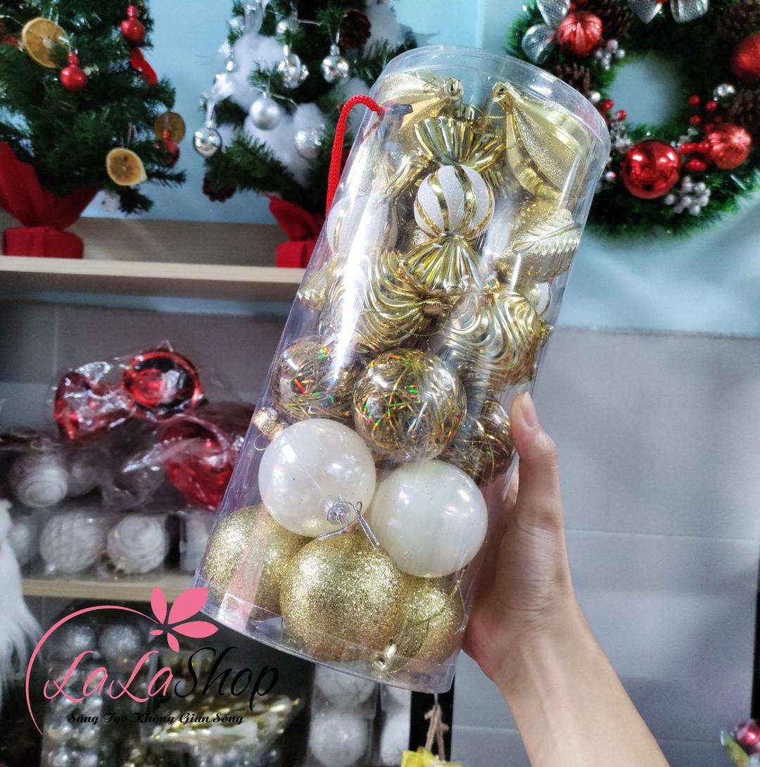 Sét Quả Châu Đủ Loại Trang Trí Noel