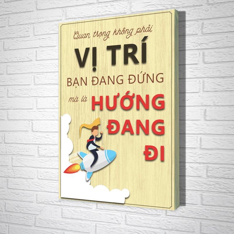 Tranh Văn Phòng Giả Gỗ Quan Trọng Không Phải Vị Trí