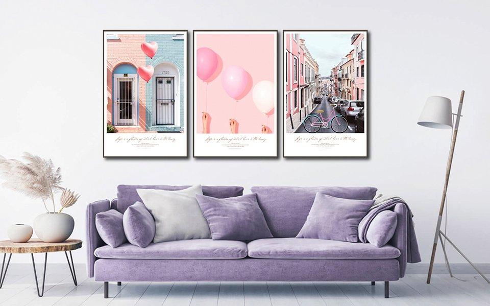 Các mẫu tranh canvas treo tường siêu đẹp và ấn tượng tại Lala