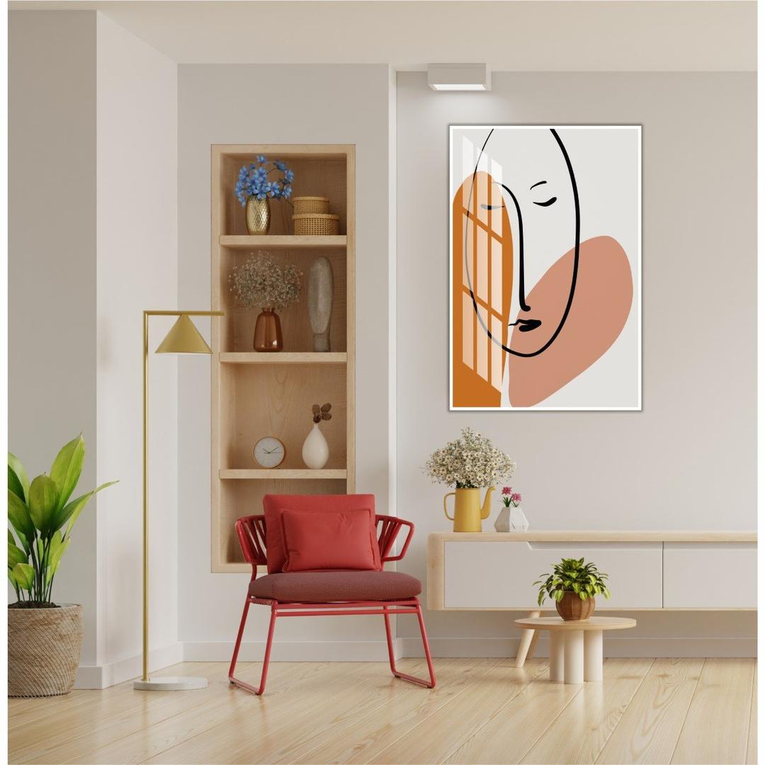 Tranh Treo Tường cô gái trừu tượng