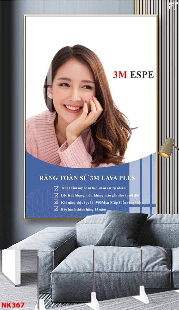 Tranh Treo Trường Nha Khoa Răng Sứ 3M Lava Plus