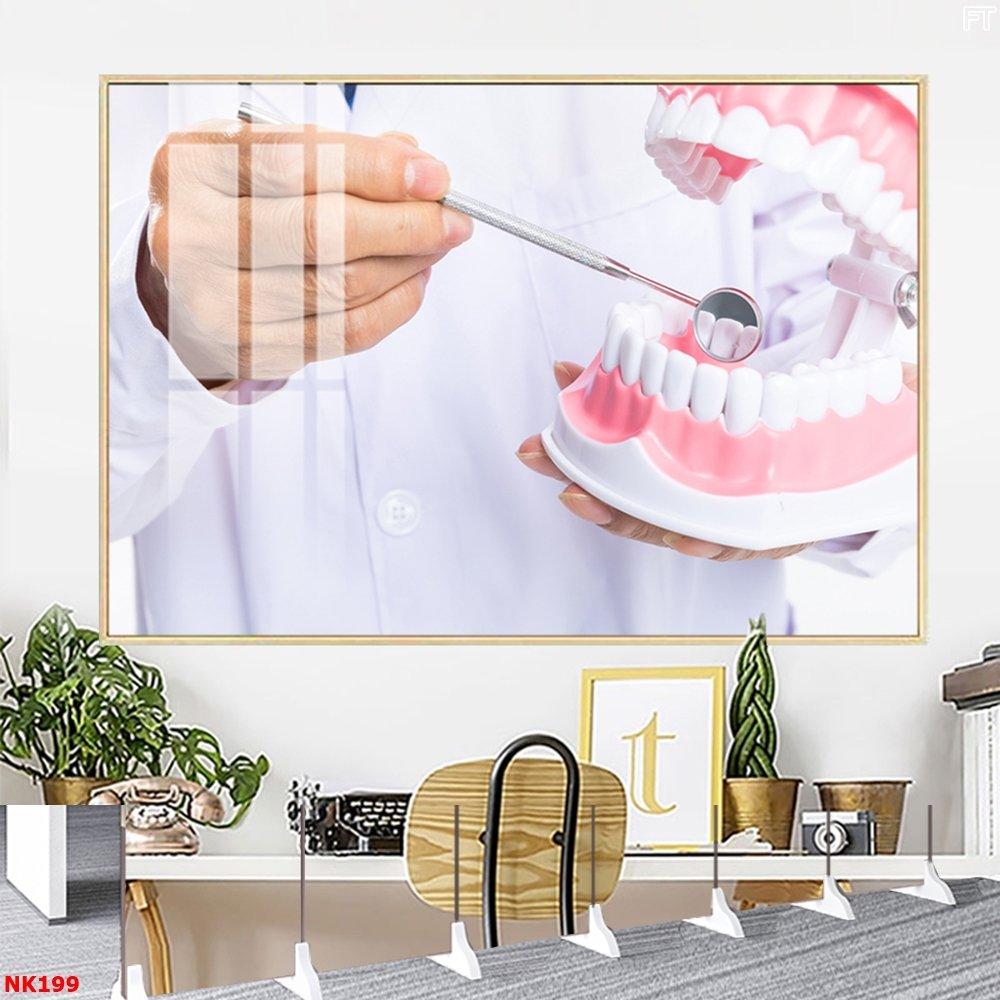 Tranh Treo Trường Nha Khoa Nghệ Thật 5