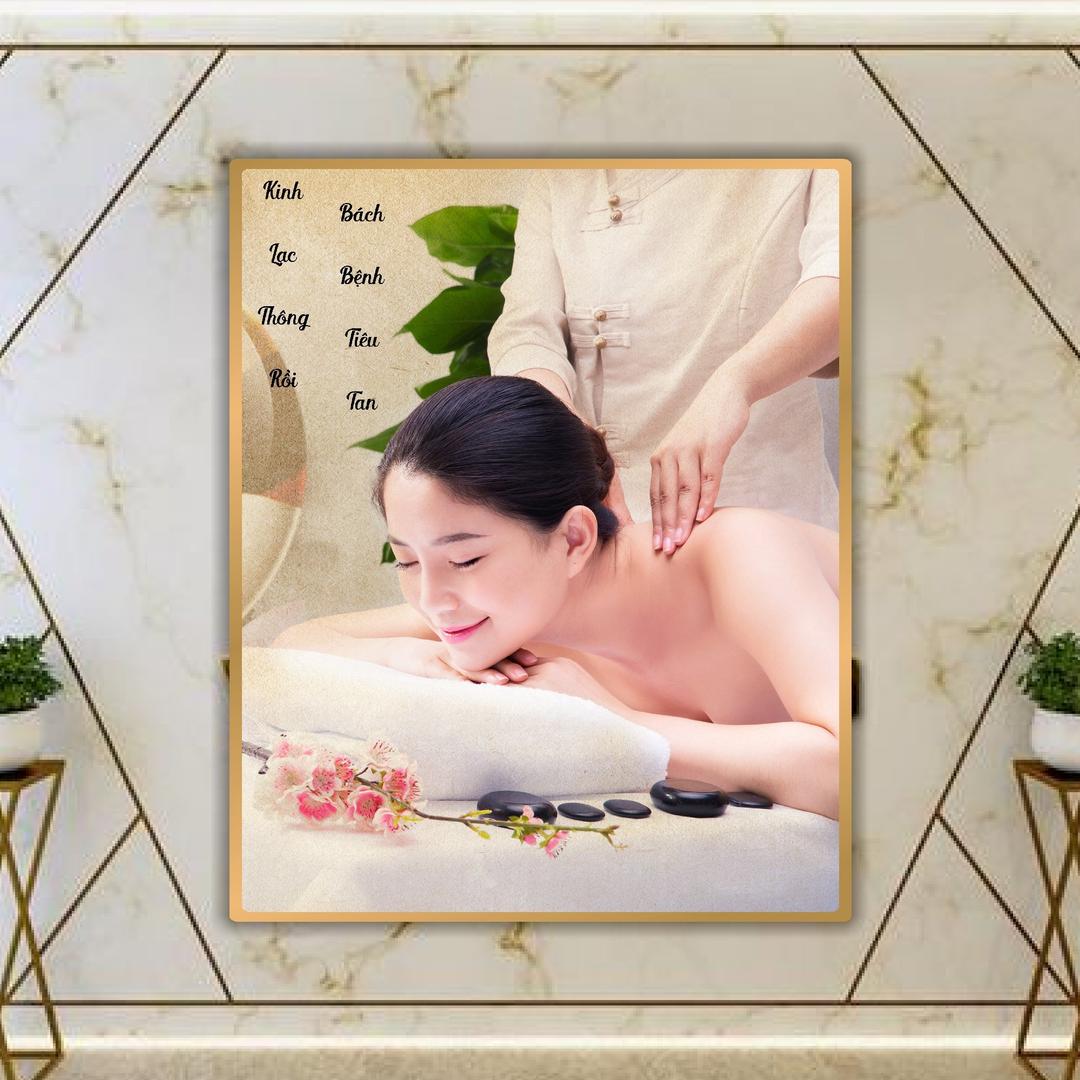 Tranh treo tường Spa nghệ thuật thư giãn 63