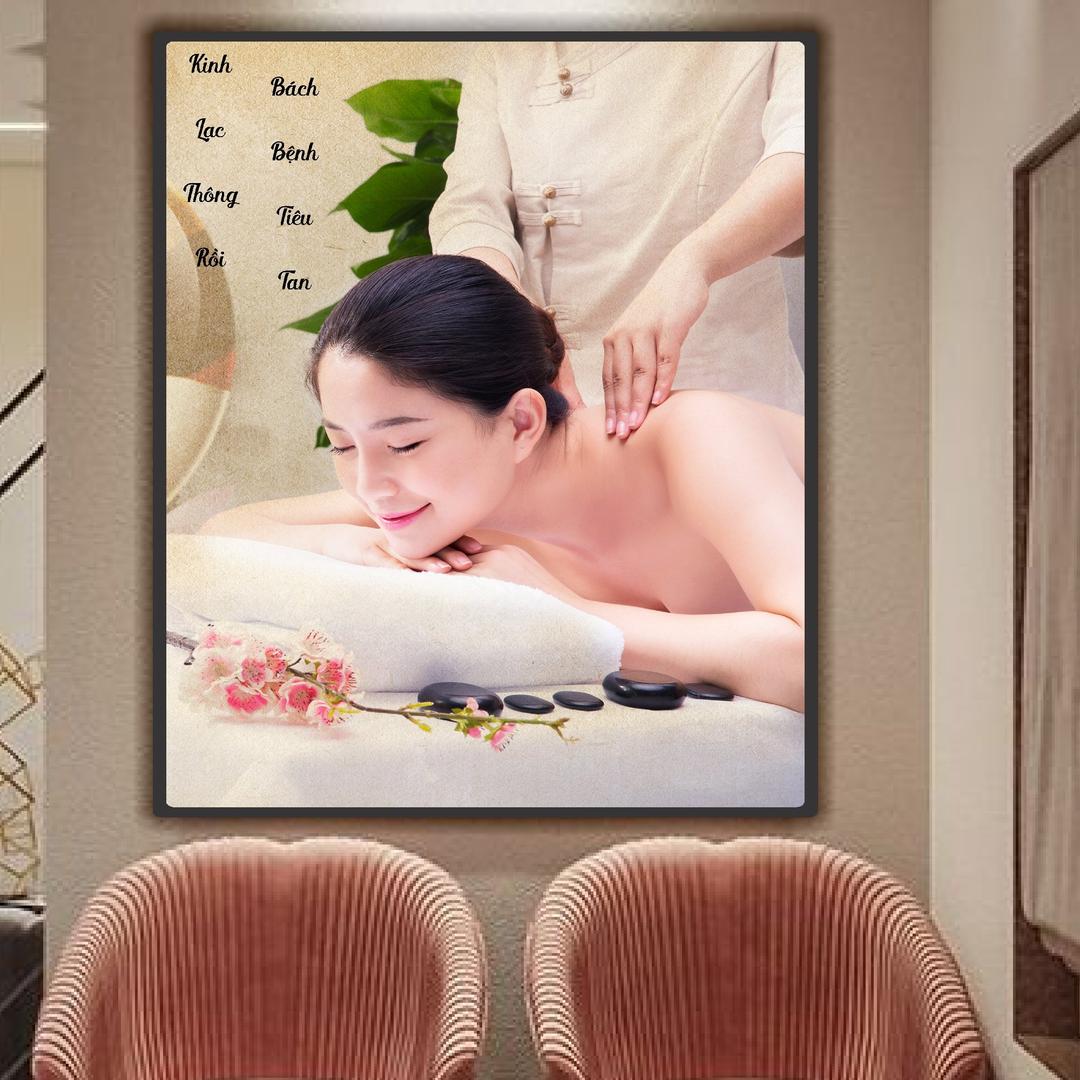 Tranh treo tường Spa nghệ thuật thư giãn 63