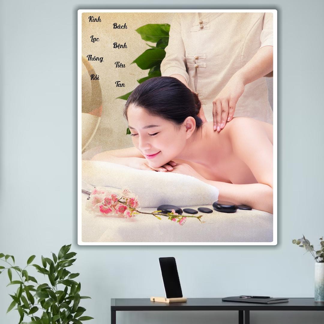 Tranh treo tường Spa nghệ thuật thư giãn 63