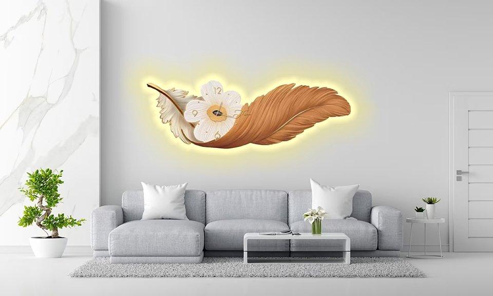 Đồng hồ treo tường có đèn led