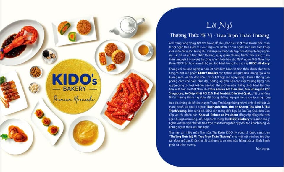 Thương hiệu bánh trung thu Kido