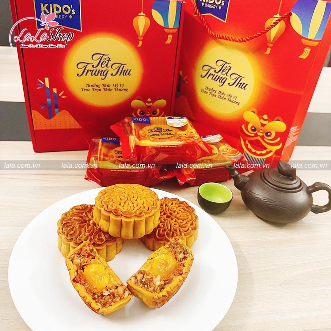 Hộp 4 bánh trung thu KIDO Tài Lộc