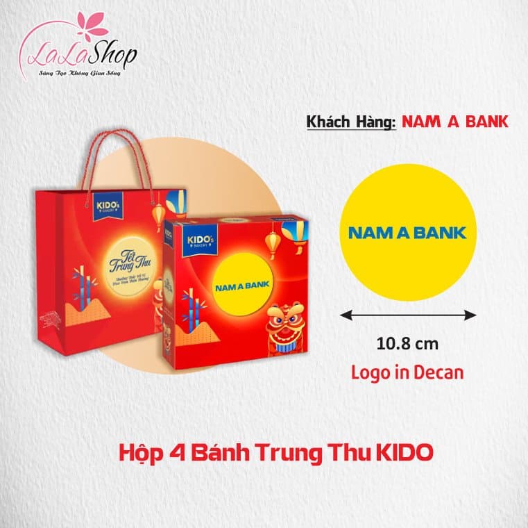 Hộp 4 bánh trung thu KIDO Tâm Giao