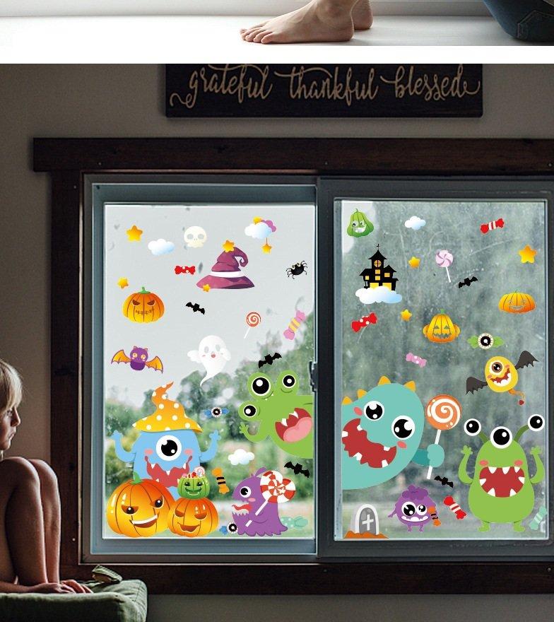 Combo Decal Trang Trí Halloween Ngộ Nghĩnh