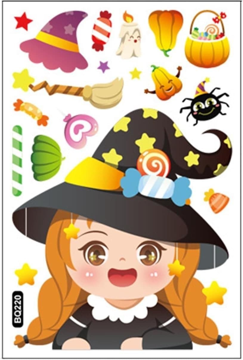 Decal Halloween Cô Bé Tóc Vàng