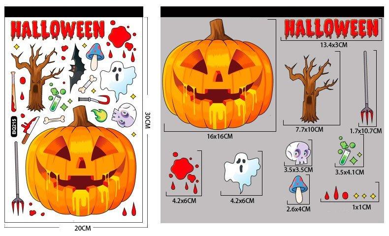 Decal Trang Trí Halloween Mẫu 23