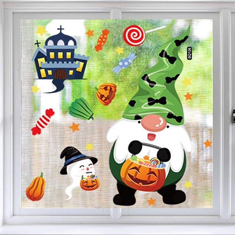 Decal Trang Trí Halloween Mẫu 25 Không Keo Chuyên Dán Kính size nhỏ 20x30cm