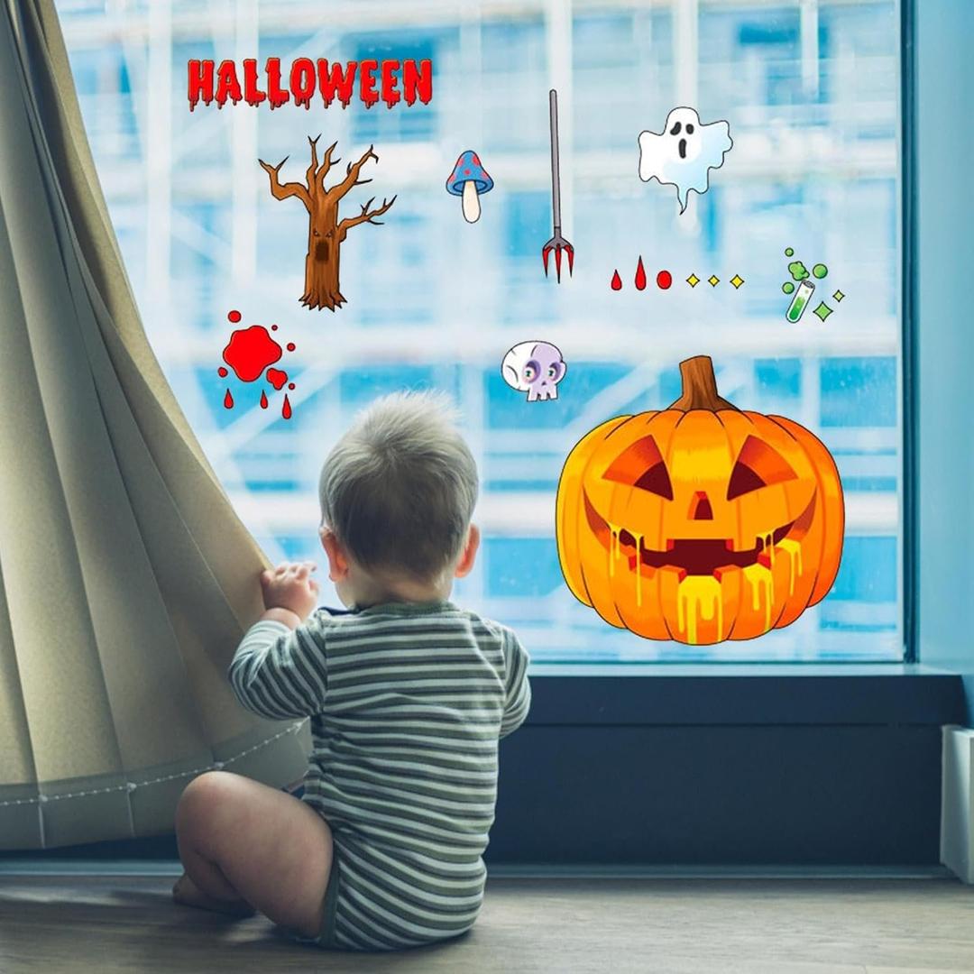 Decal Trang Trí Halloween Quả Bí Ngô