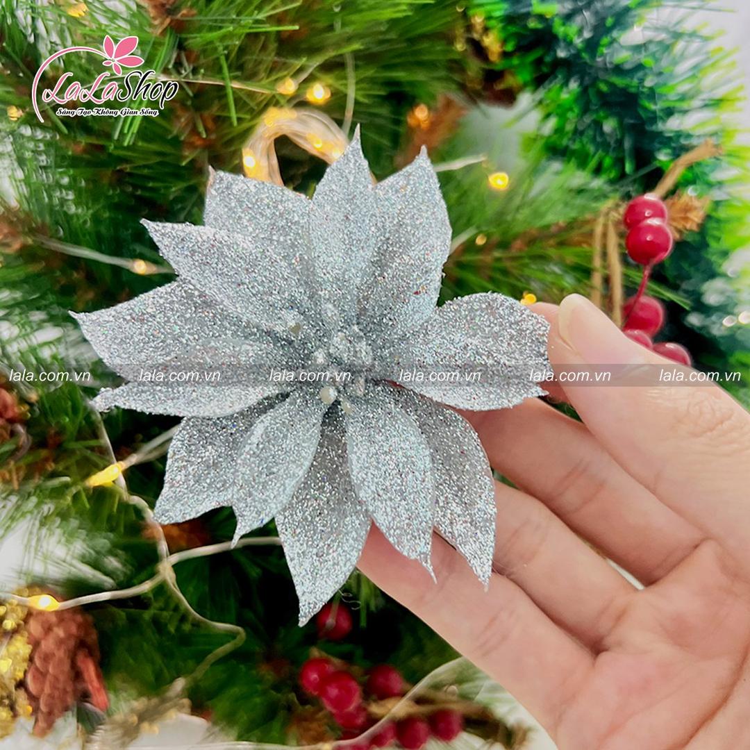 Hoa trạng nguyên nhỏ phụ kiện trang trí noel