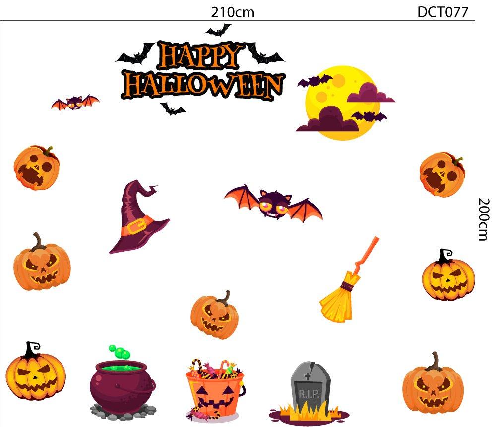 Decal Trang Trí Happy Halloween Combo 5