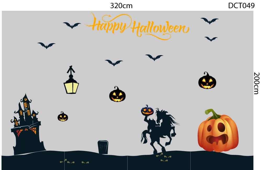 Decal Trang Trí Halloween Rùng Rợn Combo 13