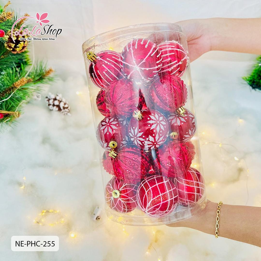 Hộp châu đủ loại trang trí treo cây thông noel