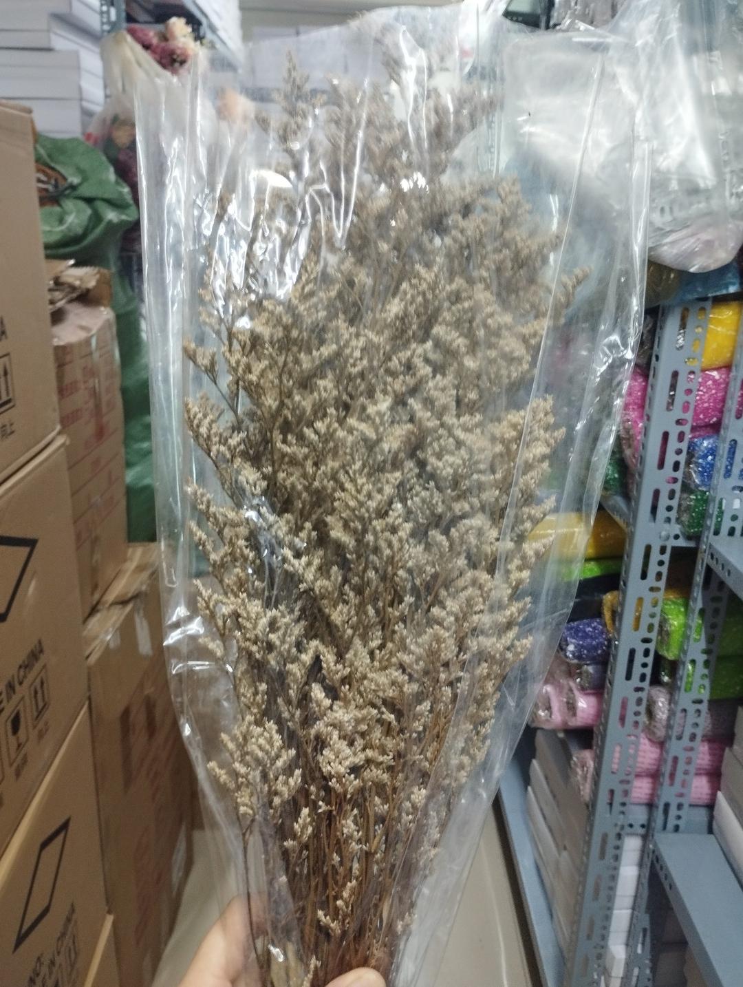 Bó hoa khô sao tím phụ kiện cắm hoa trang trí