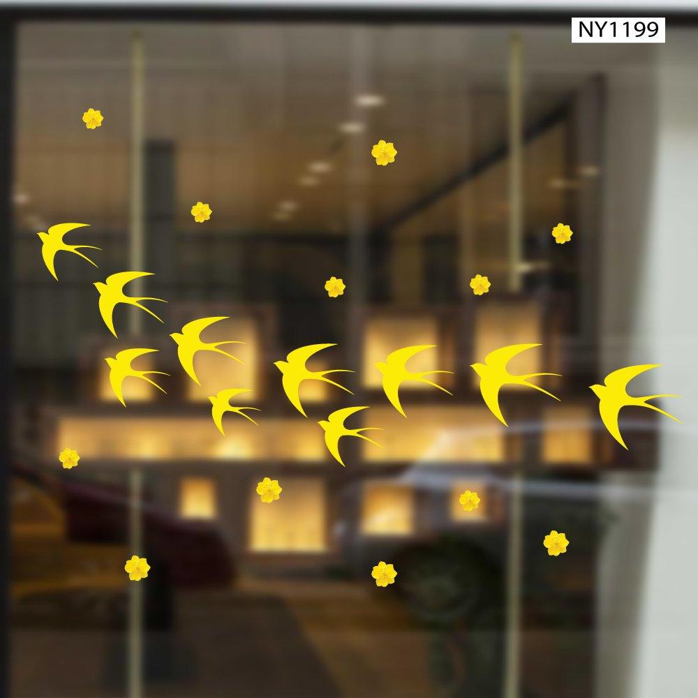 Decal Trang Trí Tết Én Vàng Đón Xuân 4