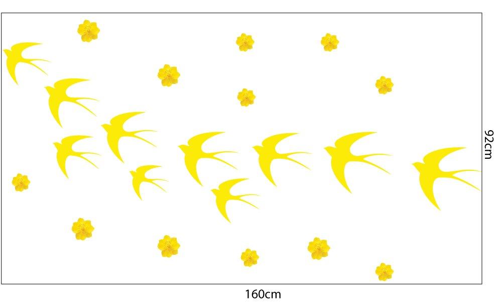 Decal Trang Trí Tết Én Vàng Đón Xuân 4