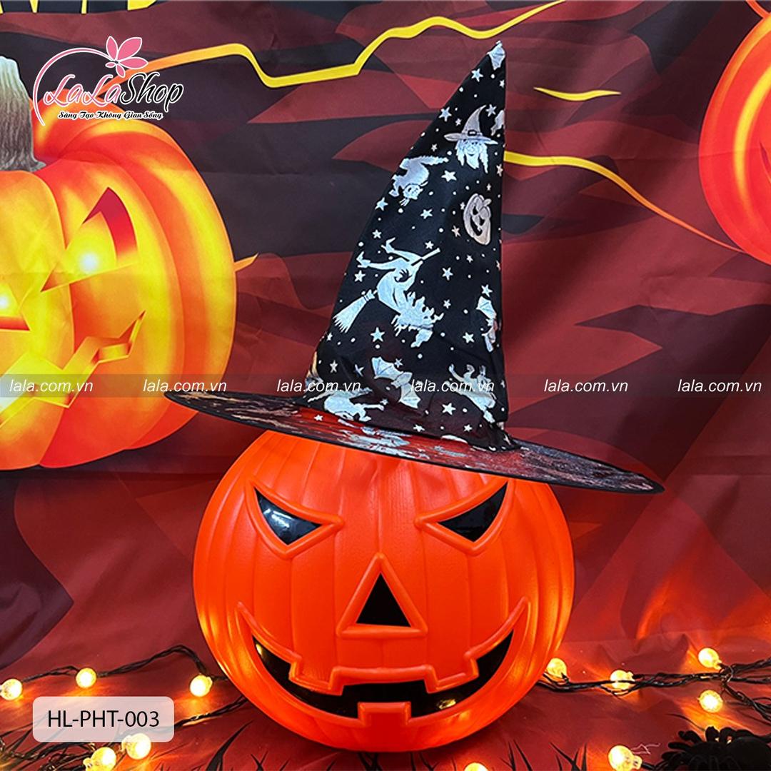 Phụ Kiện Trang Trí Halloween Nón Phù Thủy Nhiều Màu - Loại mỏng