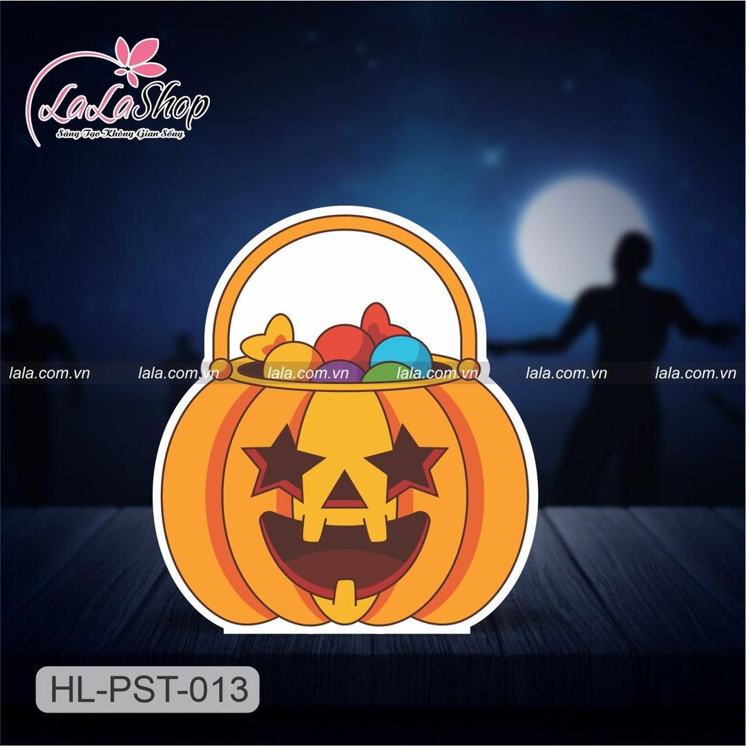 Standee Trang Trí Halloween Bí Ngô Ngộ Nghĩnh